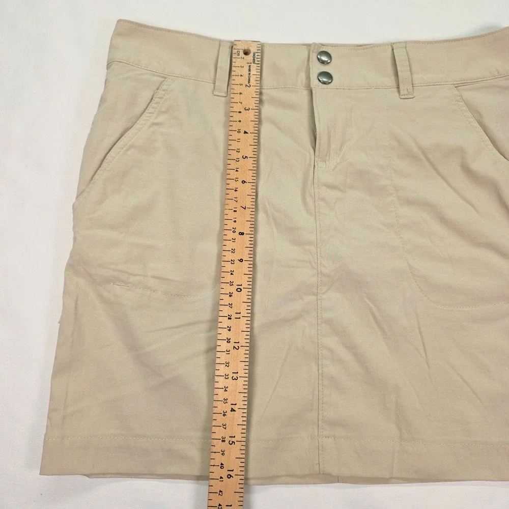 Columbia Womens‎ Tan Khaki Active Outdoor Hiking Skirt Size 8 AL1931